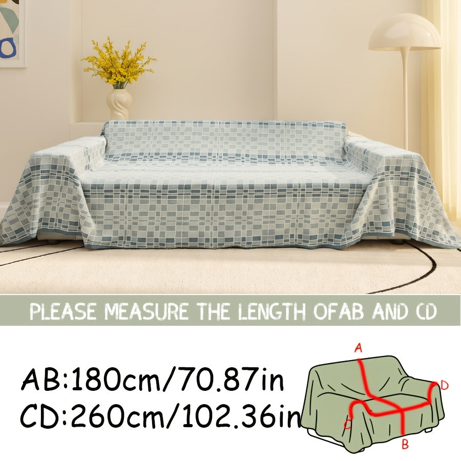 Plaid de canapé, 180 × 340 cm, 4 coloris, très chaud — visuel de la fiche