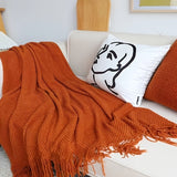 Plaid de canapé à motif géométrique, 3 coloris