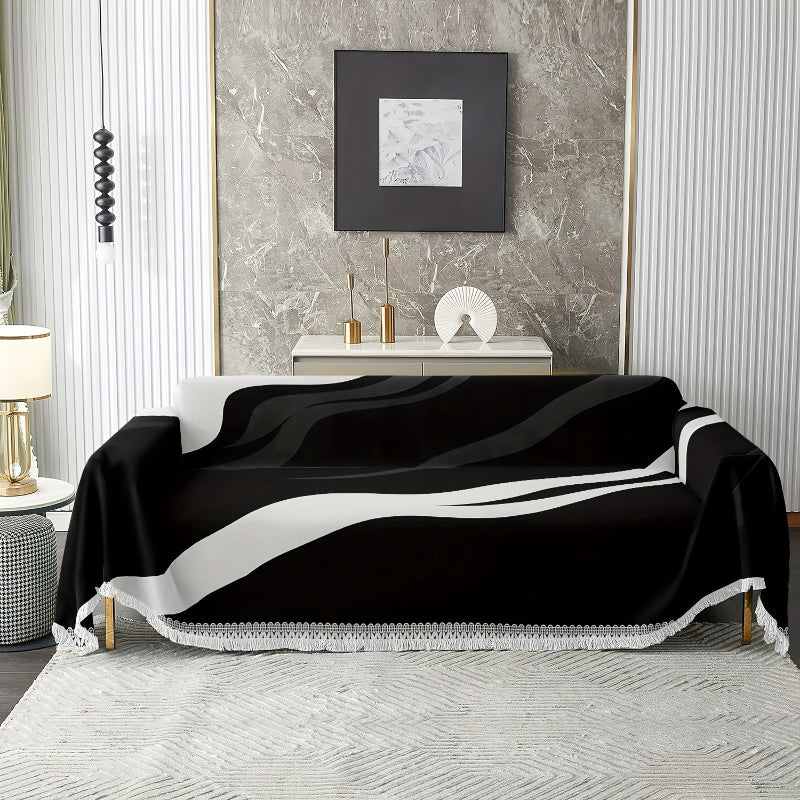 Plaid de canapé en peluche, mi-saison, style moderne