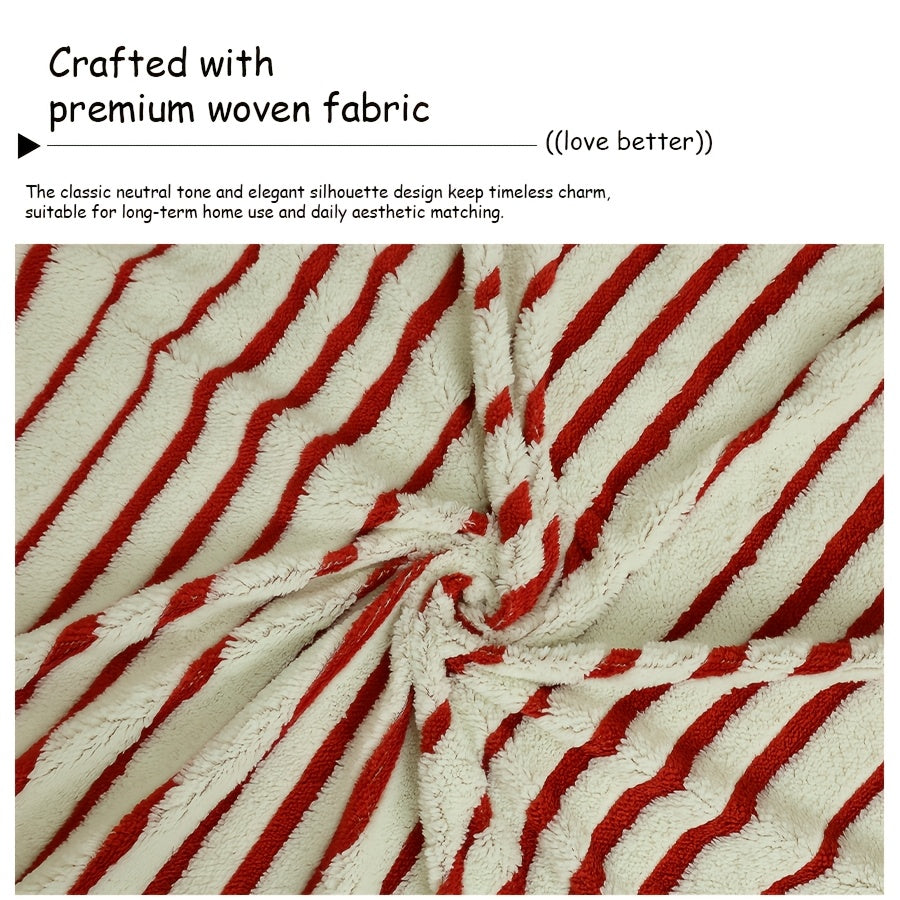 Plaid de canapé en velours peluche, 200 × 340 cm, disponible en 4 coloris Image