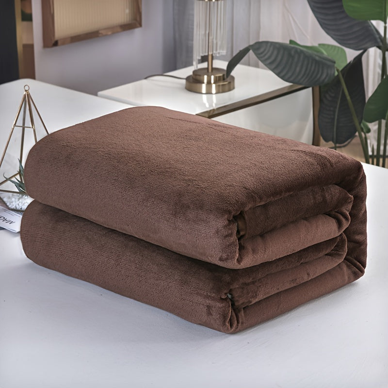 Plaid de canapé en flanelle, 200 × 230 cm, 11 coloris, présentation du produit
