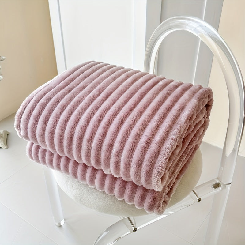 Plaid de canapé en flanelle, 230 × 270 cm, 11 coloris, autre visuel