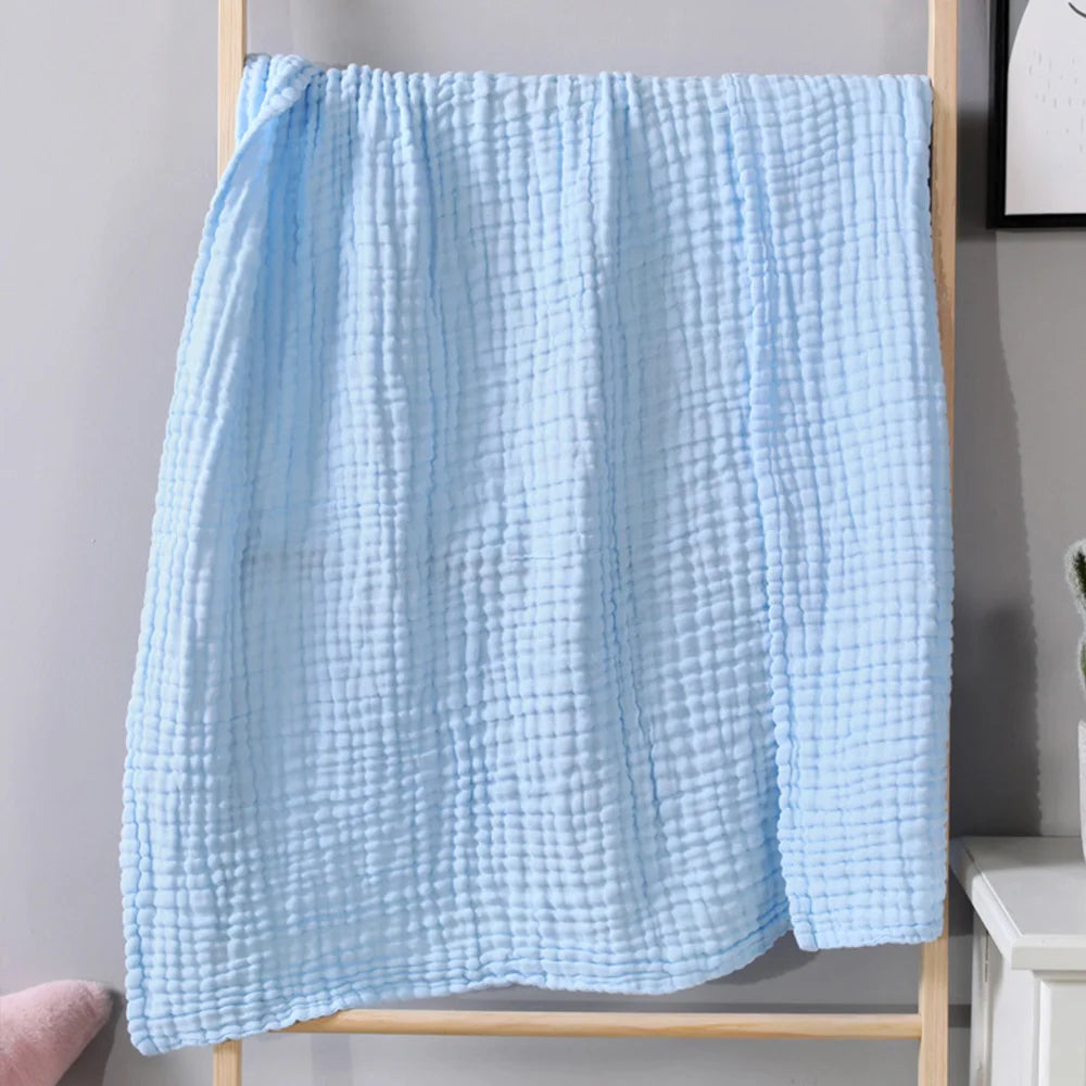 Plaid en mousseline pour adultes, 100% coton, présentation du produit