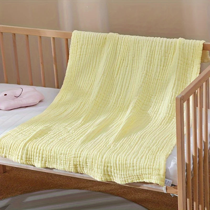 Plaid en mousseline pour adultes, 100% coton, 4 tailles : 130 × 150 cm, 150 × 200 cm, 200 × 230 cm