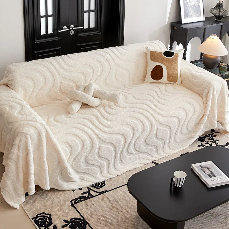 Plaid de canapé, 180 × 280 cm, 5 coloris — grand plaid canapé