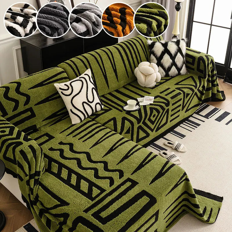 Housse de canapé : Housse de canapé, 180 × 340 cm, 5 coloris, style rayure