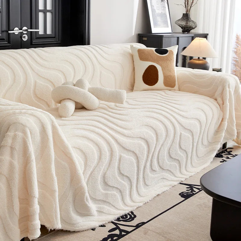 Plaid de canapé, 180 × 280 cm, 5 coloris, disponible en 5 coloris