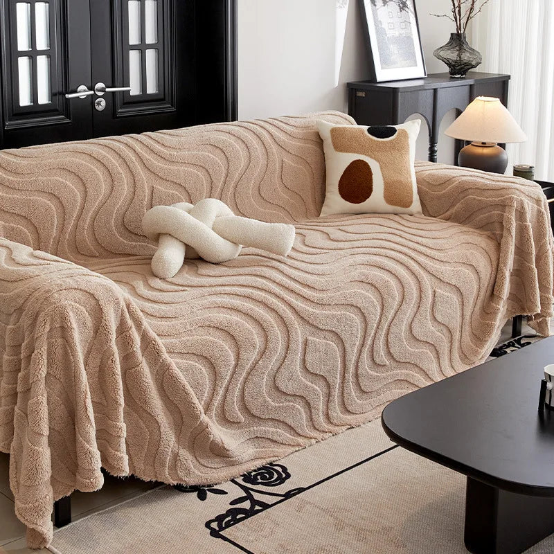 Plaid de canapé, 180 × 280 cm, 5 coloris, 8 tailles : 90 × 180 cm, 130 × 180 cm, 150 × 180 cm
