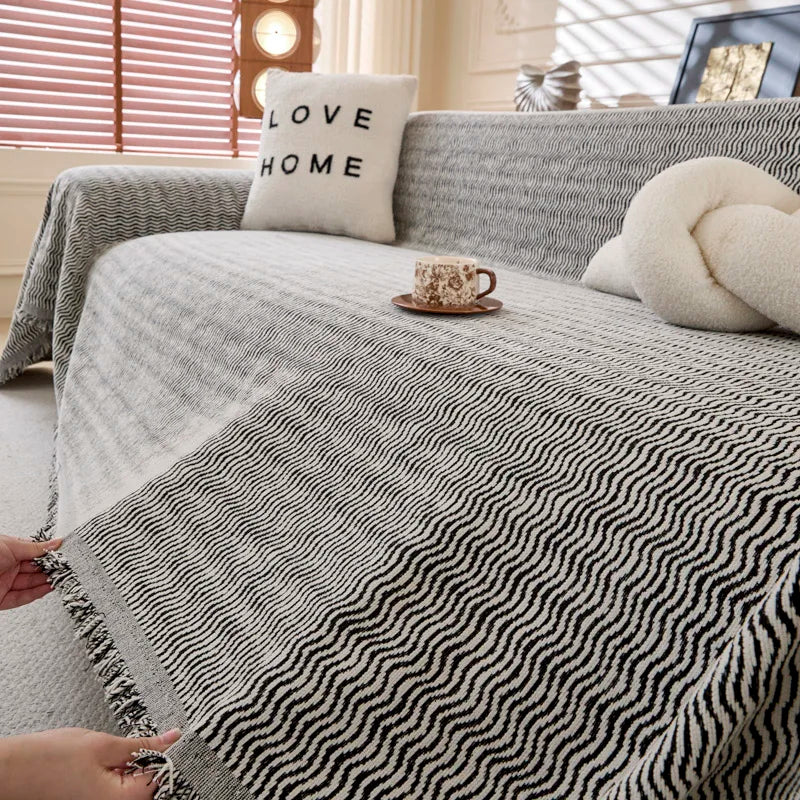 Plaid de canapé, 180 × 400 cm, 7 coloris — photo du produit