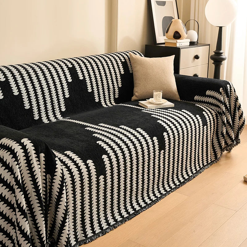 Plaid de canapé, 180 × 400 cm, 6 coloris, visuel produit
