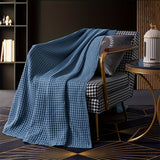 Plaid de canapé à carreaux, 200 × 220 cm