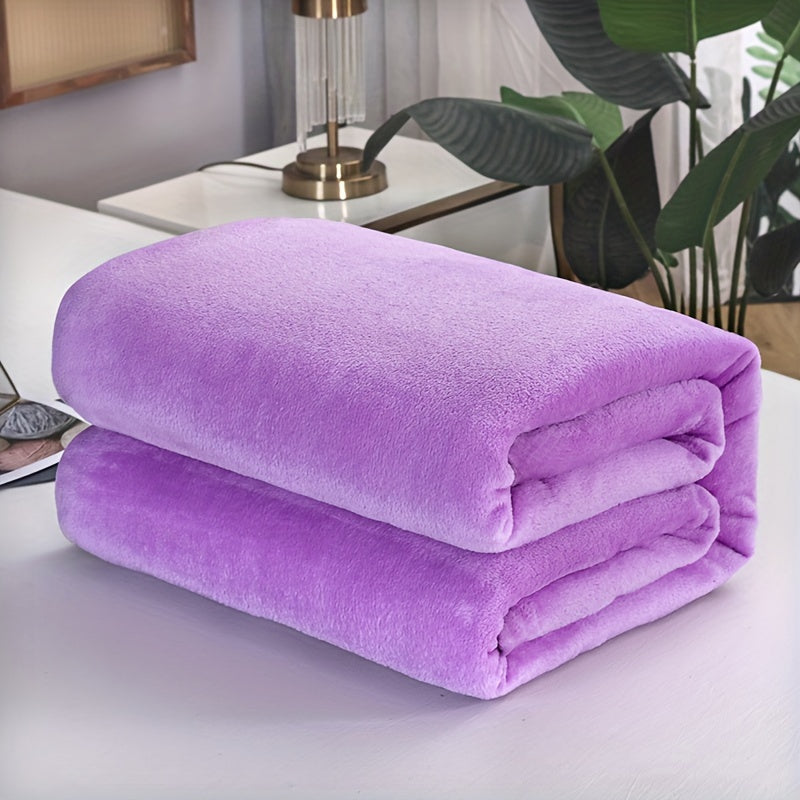 Plaid de canapé en flanelle, 200 × 230 cm, 11 coloris — image du produit