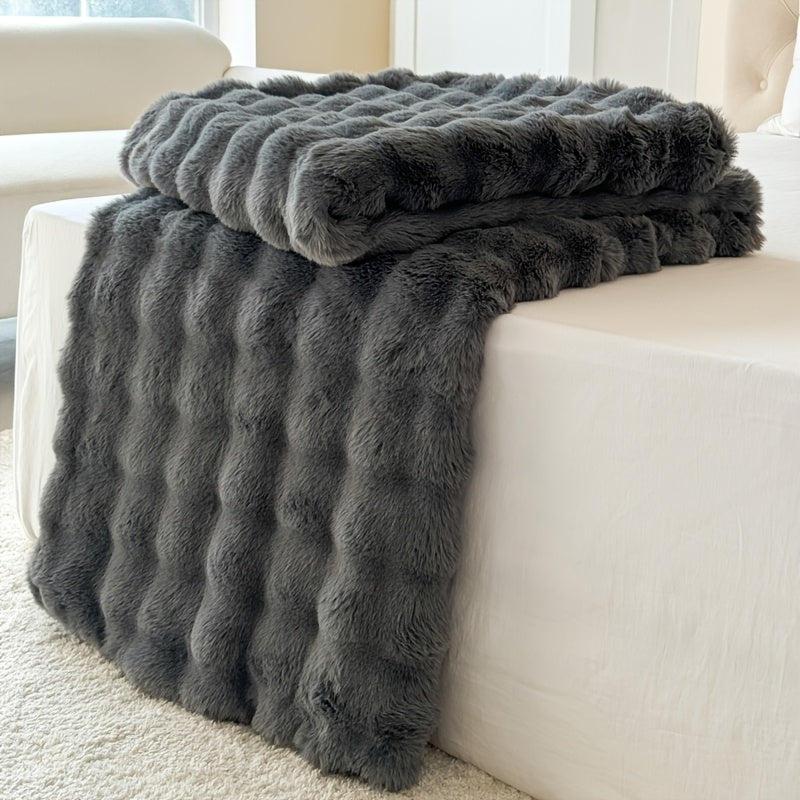 Plaid de canapé, 200 × 230 cm, 4 coloris, disponible en 4 coloris